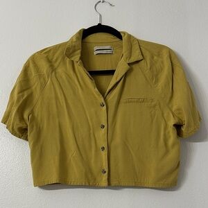 Urban outfitters Noah Cropped Button-Down Shirt